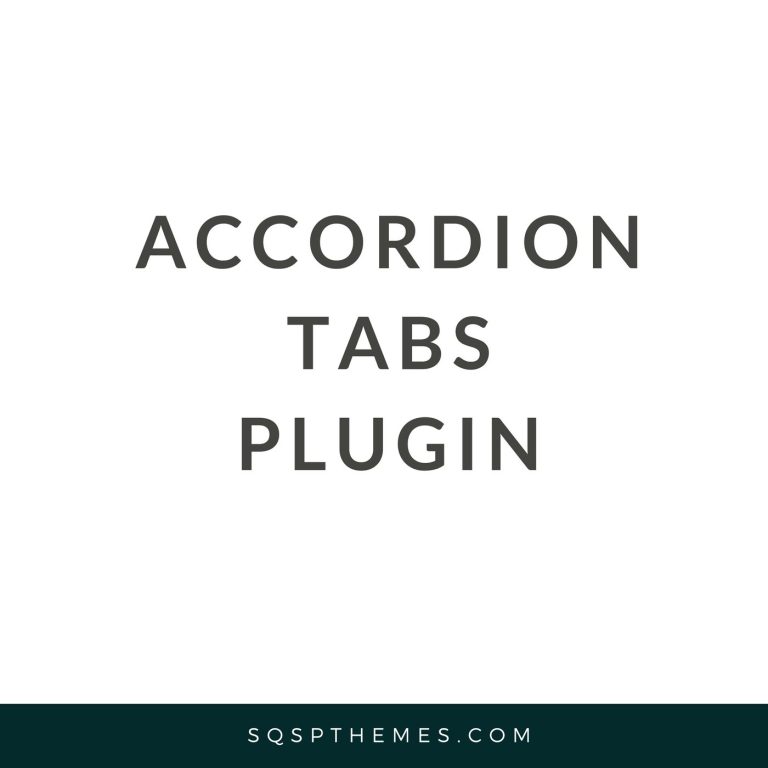 Squarespace Accordion-Tabs Plugin preview
