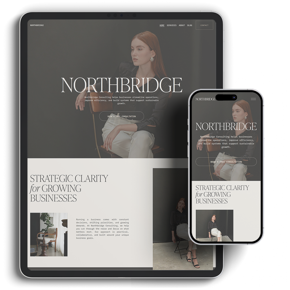 Northbridge Squarespace Template preview