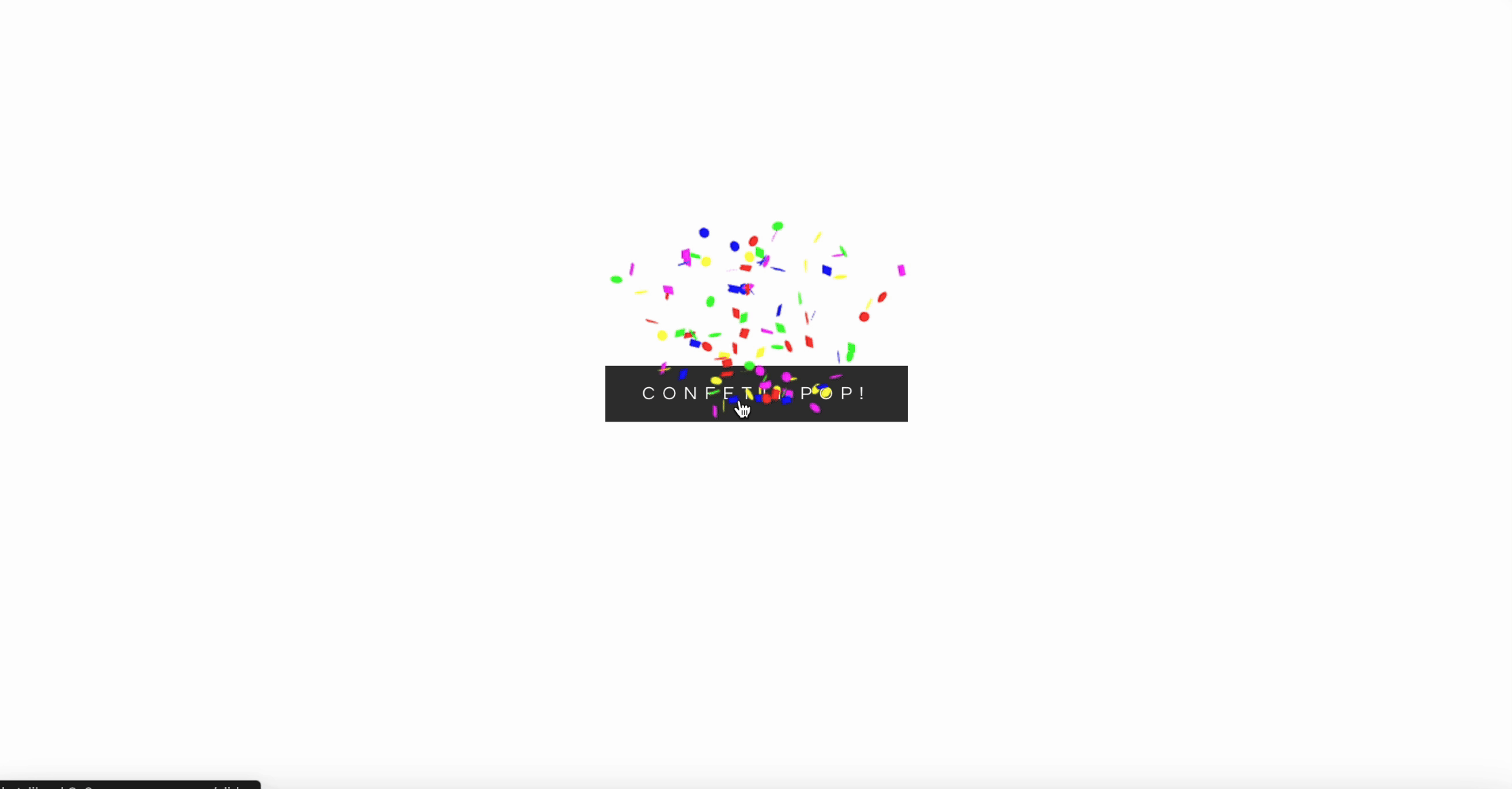 Confetti-Pop! Button