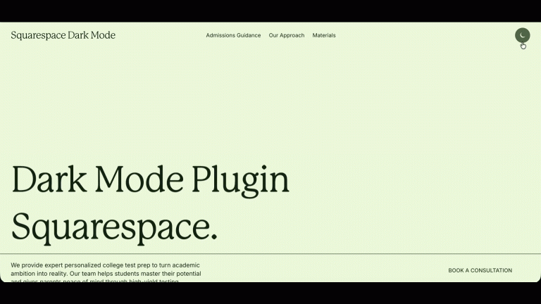 How to Add Dark Mode to Squarespace (2026 Guide)