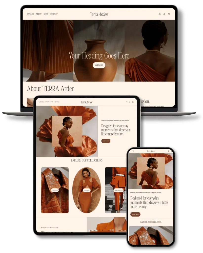 Terra Arden, a Shopify template by Asha Glenn