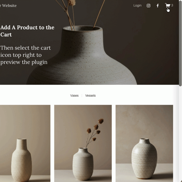 Shopping Cart Slider Plugin preview