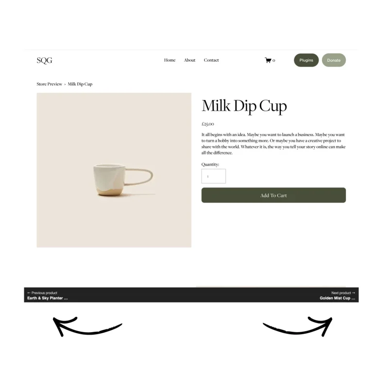Product Pagination Plugin preview