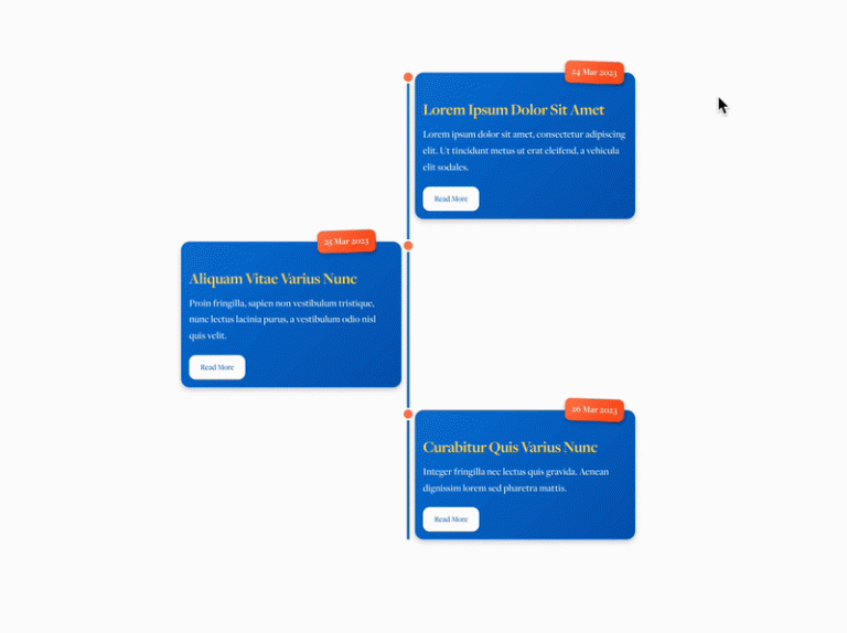 Pop-in Style Timeline Plugin preview