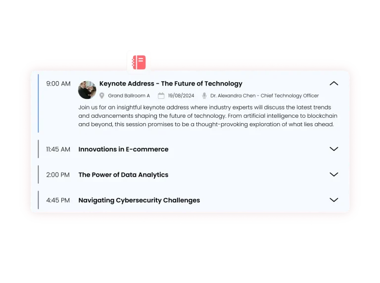 Agenda preview