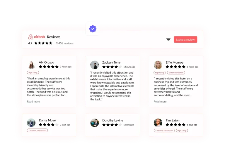 Airbnb Reviews preview