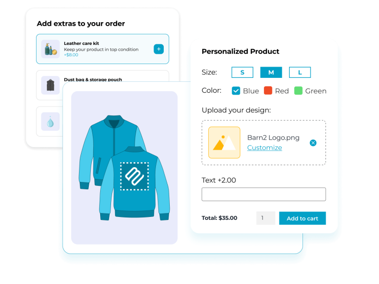 WooCommerce Product Options — the top-of-page image from its official barn2.com listing