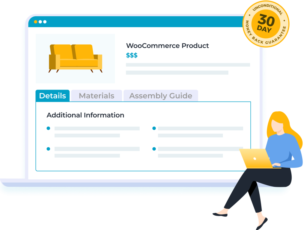 WooCommerce Product Tabs — the top-of-page image from its official barn2.com listing