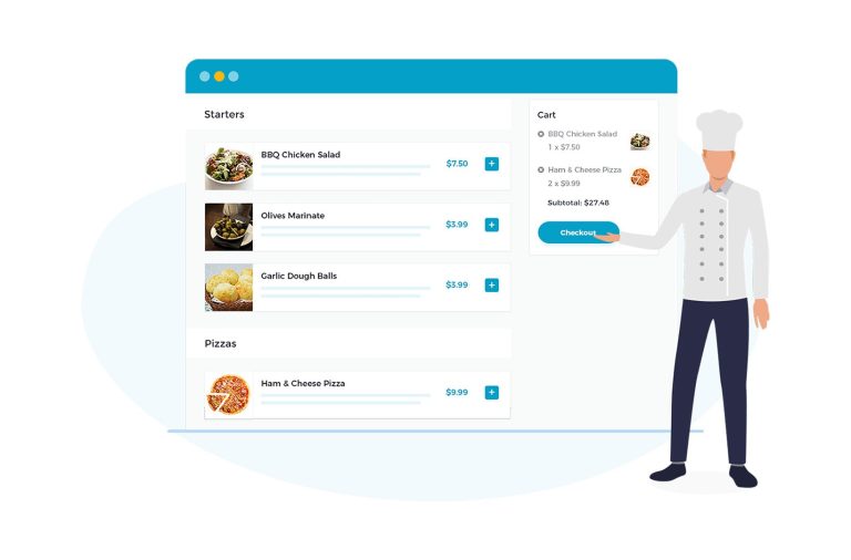 WooCommerce Restaurant Ordering — the top-of-page image from its official barn2.com listing