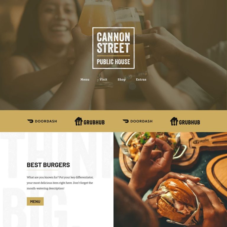 Cannon template — preview of its design