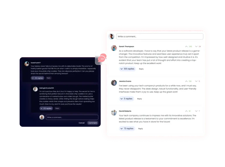 Comments preview