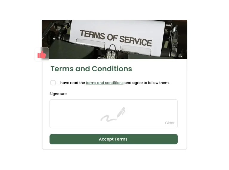 Consent Form preview