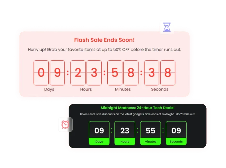 Countdown preview
