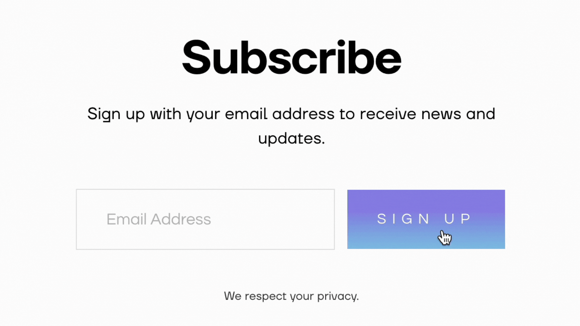 Create Newsletter Gradient Color Button in Squarespace 7.1