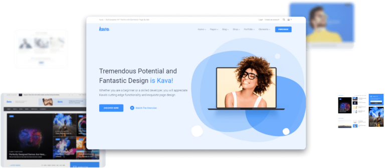 Kava: Free Multi-Purpose WordPress Theme preview