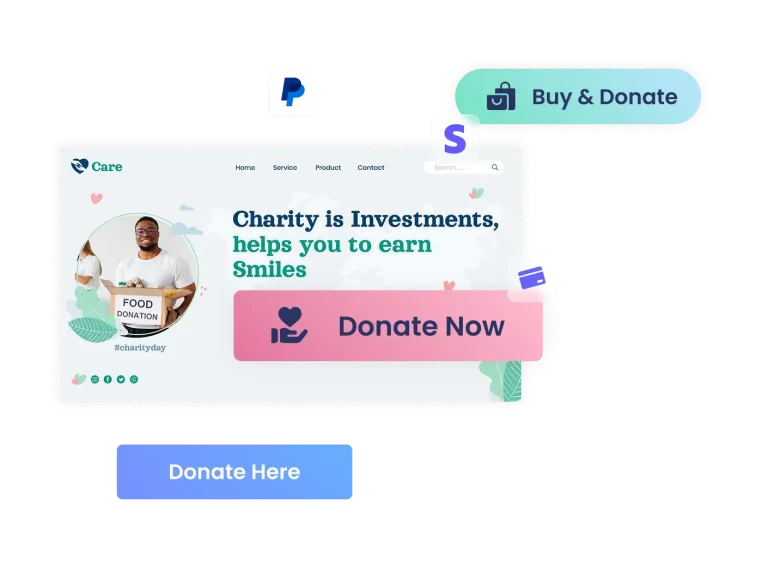 Donation Button preview