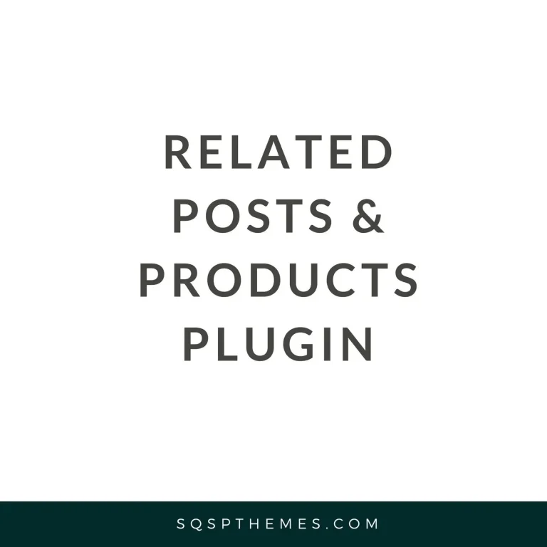 Squarespace Related Posts and Products Plugin preview