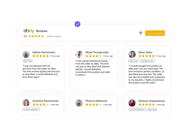 eBay Reviews preview