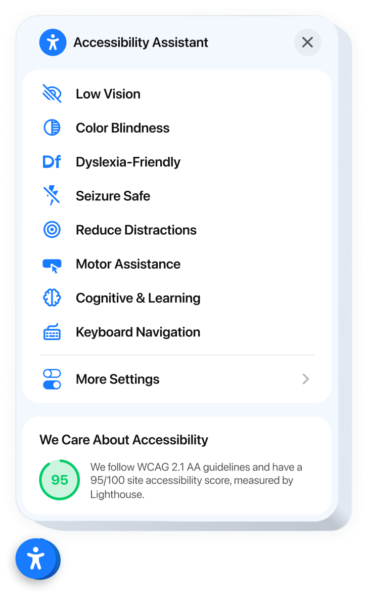 The Accessibility widget by Elfsight