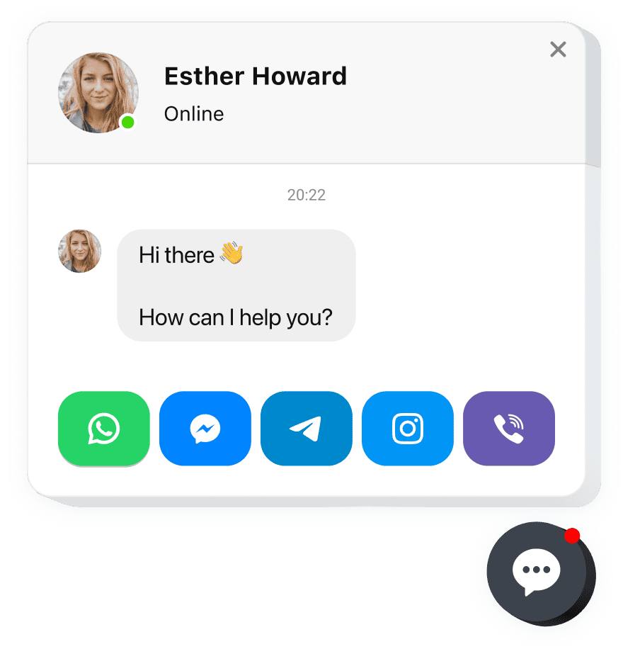 The All-in-One Chat widget by Elfsight