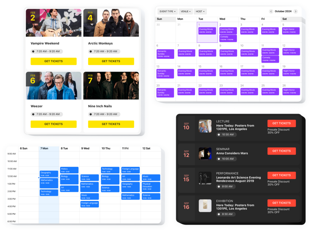 The Event Calendar widget by Elfsight