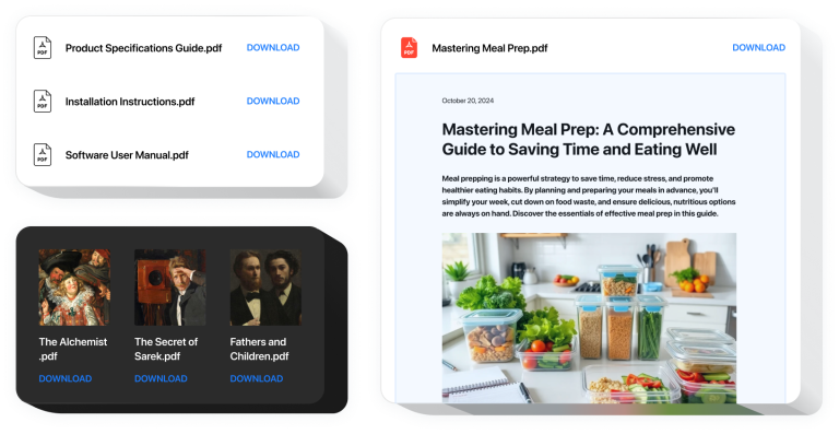 The PDF Embed widget by Elfsight