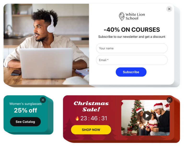 The Popup widget by Elfsight