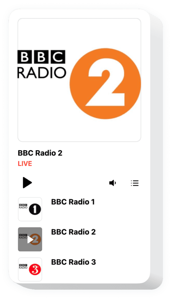 The Radio Player widget by Elfsight