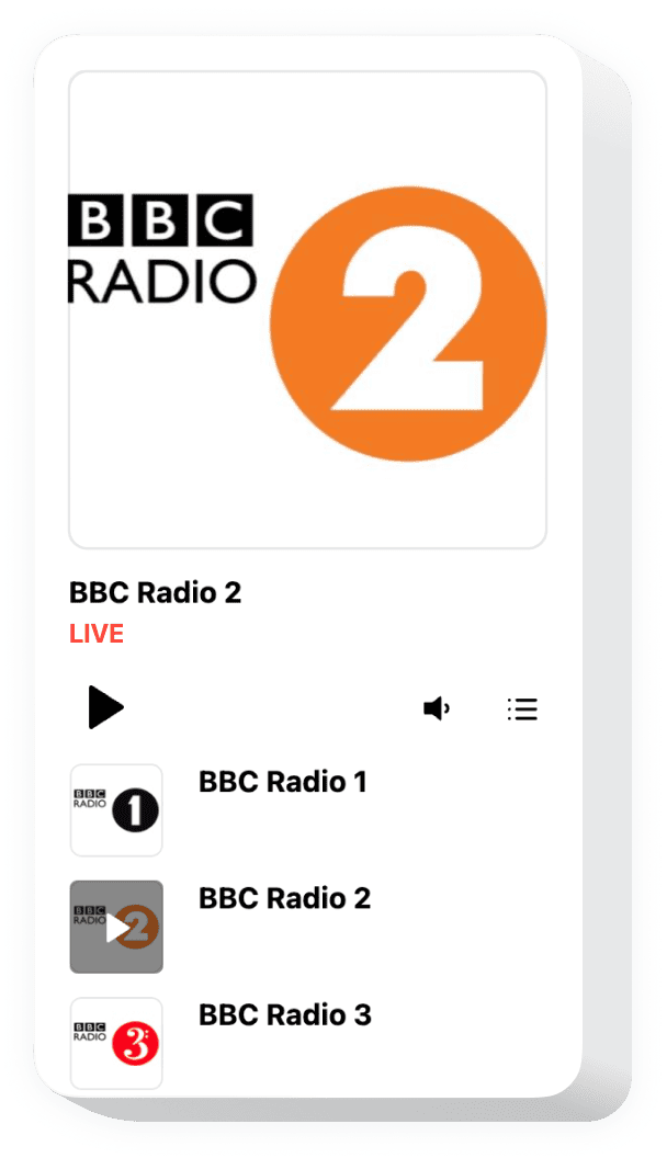 The Radio Player widget by Elfsight