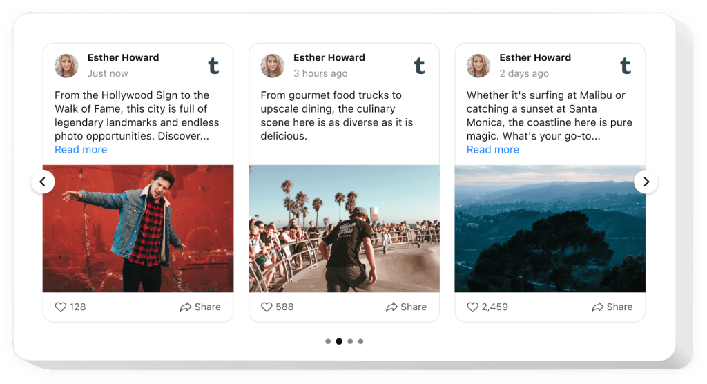The Tumblr Feed widget by Elfsight