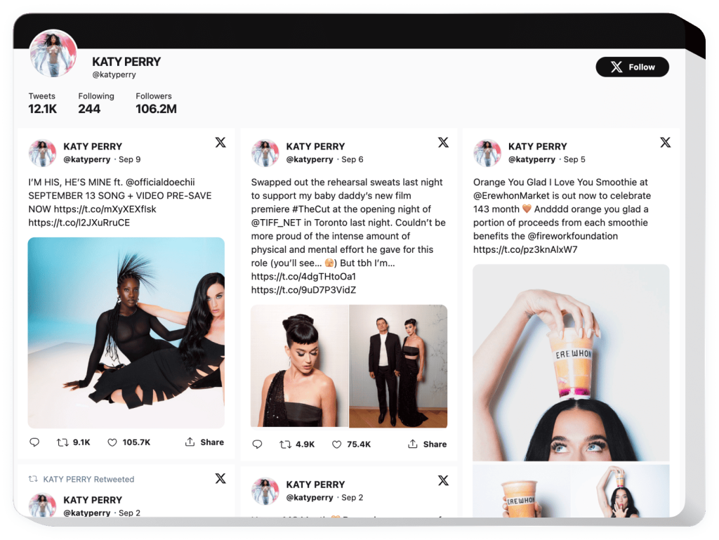 The Twitter Feed widget by Elfsight