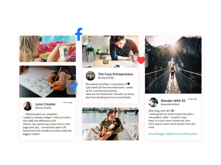 Facebook Feed preview