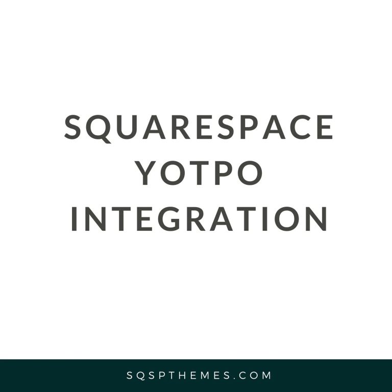 Squarespace Yotpo Integration Plugin preview