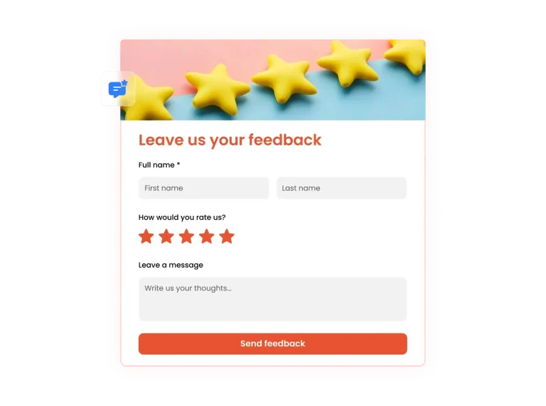 Feedback Form preview