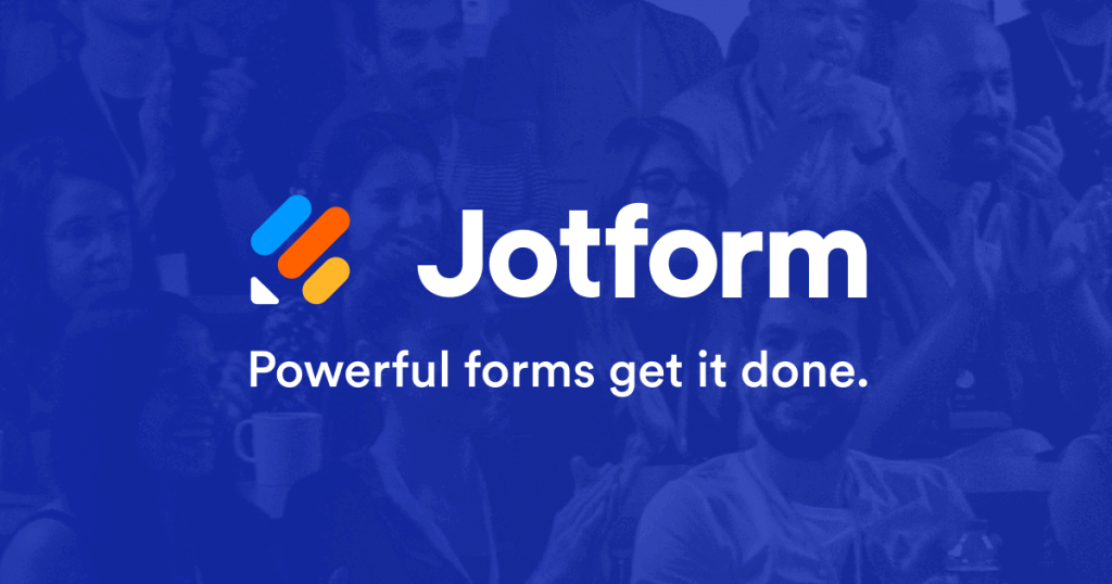 Jotform's brand tile, carrying the Jotform wordmark