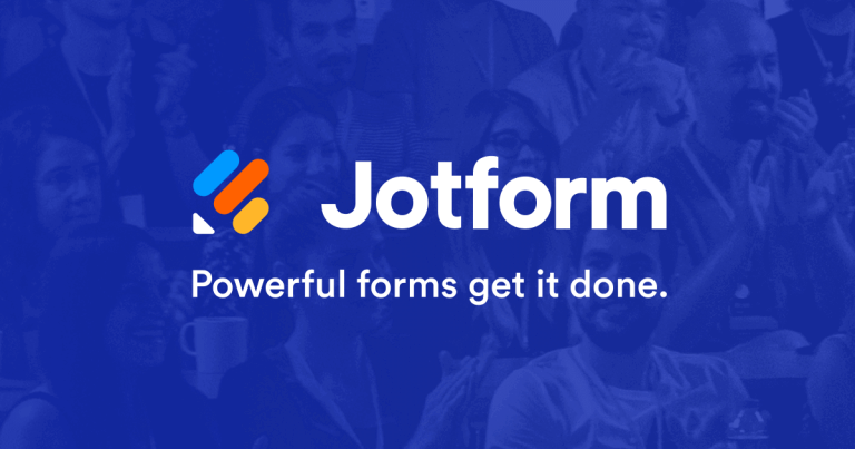 Jotform's brand tile, carrying the Jotform wordmark