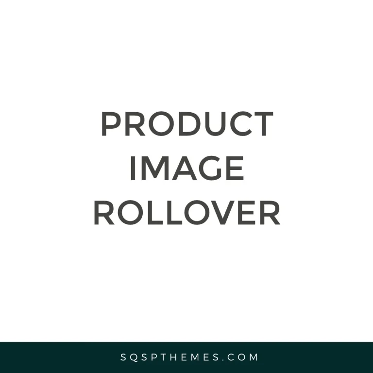 Squarespace Product Image Rollover Plugin preview