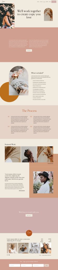 The Leon Info page, top to bottom
