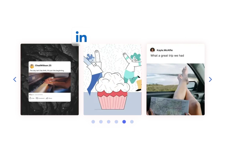 LinkedIn Feed Carousel preview