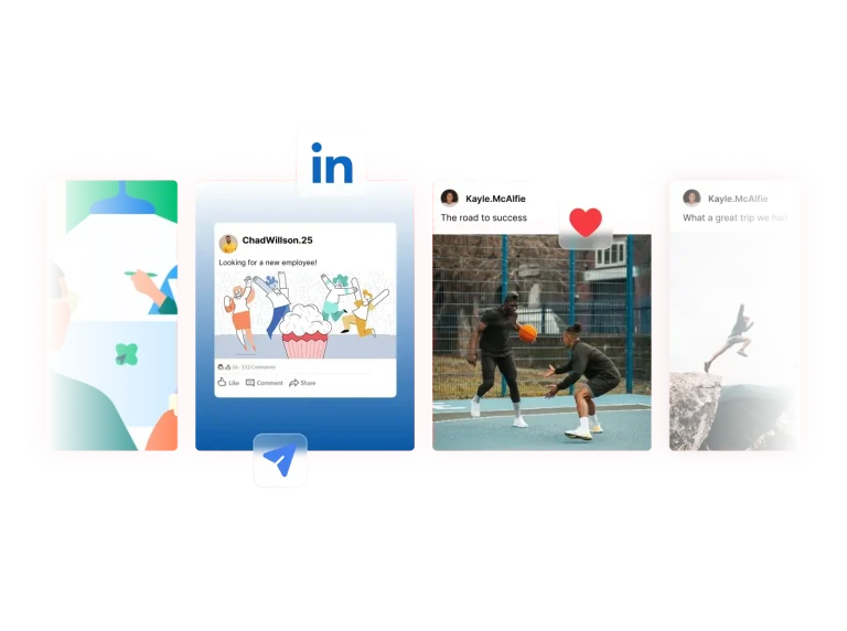 LinkedIn Feed Slider preview