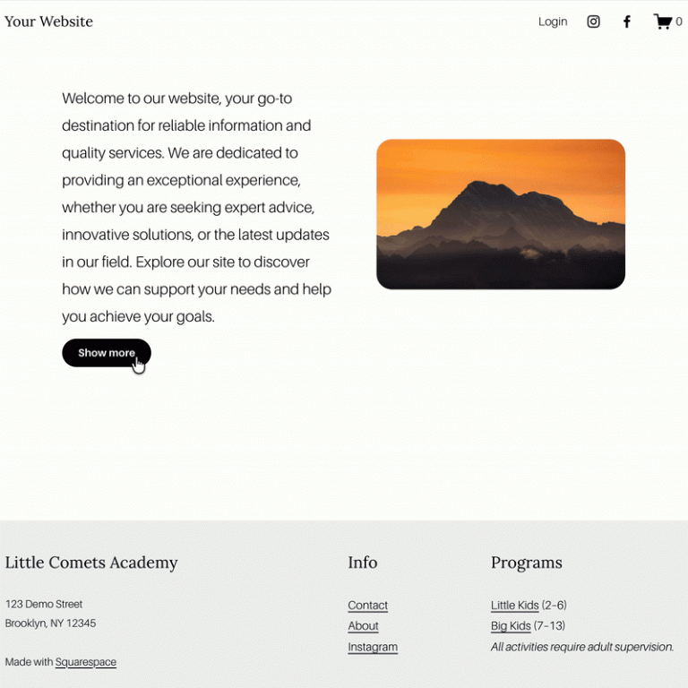 Content Reveal Plugin preview