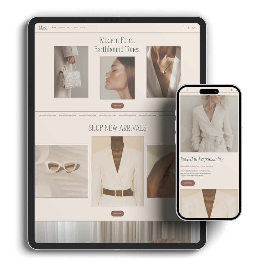 Maison, a Shopify template by Asha Glenn