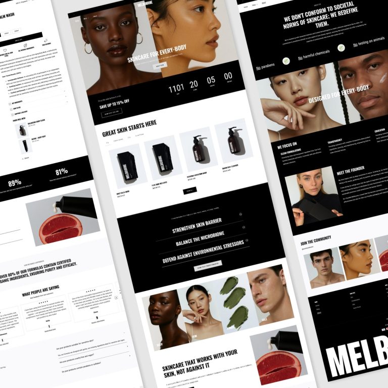 Melbourne — Shopify Theme by Studio Mayde template — preview of its design