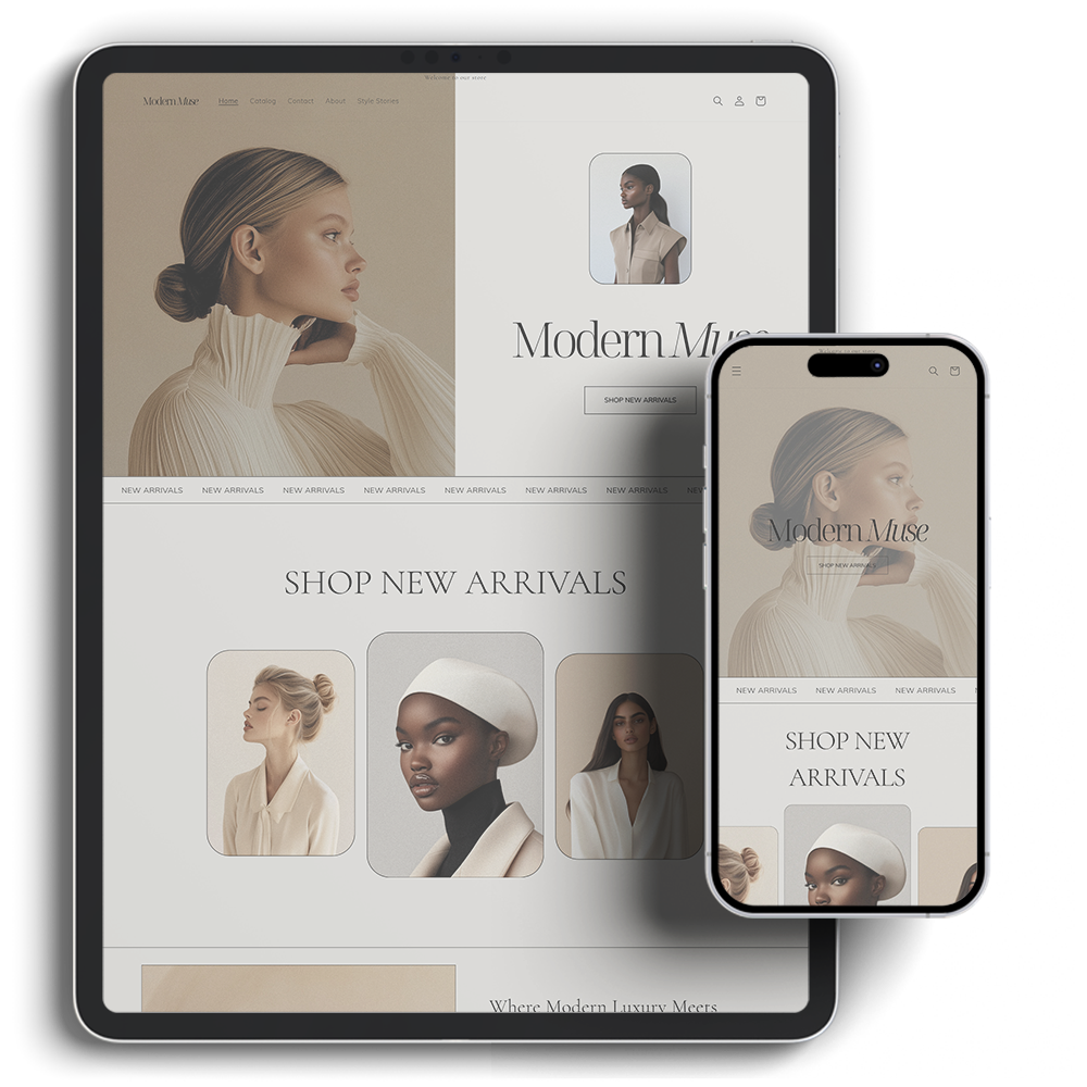Modern Muse Shopify Template preview