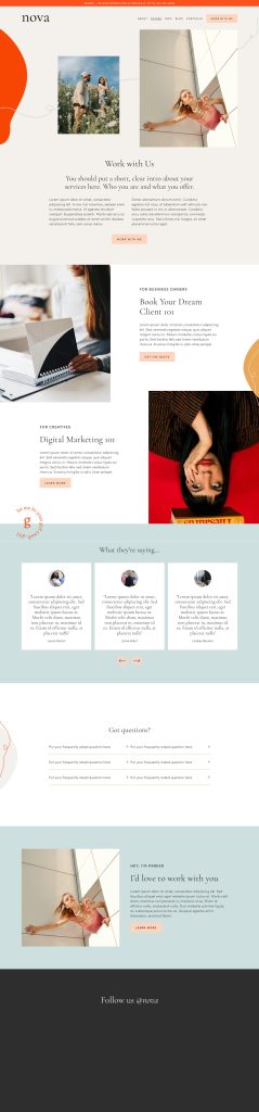 The Nova Offers page, top to bottom