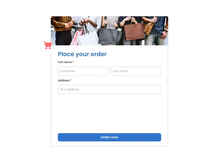 Order Form preview