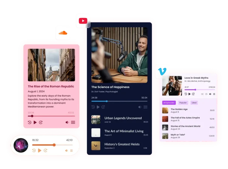 Podcast Player preview