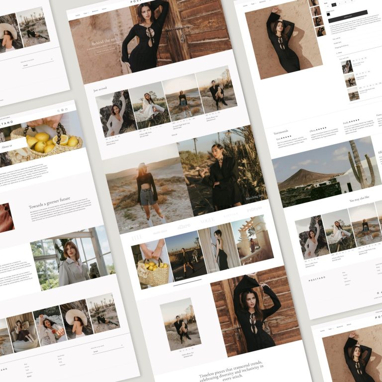 Positano — Shopify Theme by Studio Mayde template — preview of its design