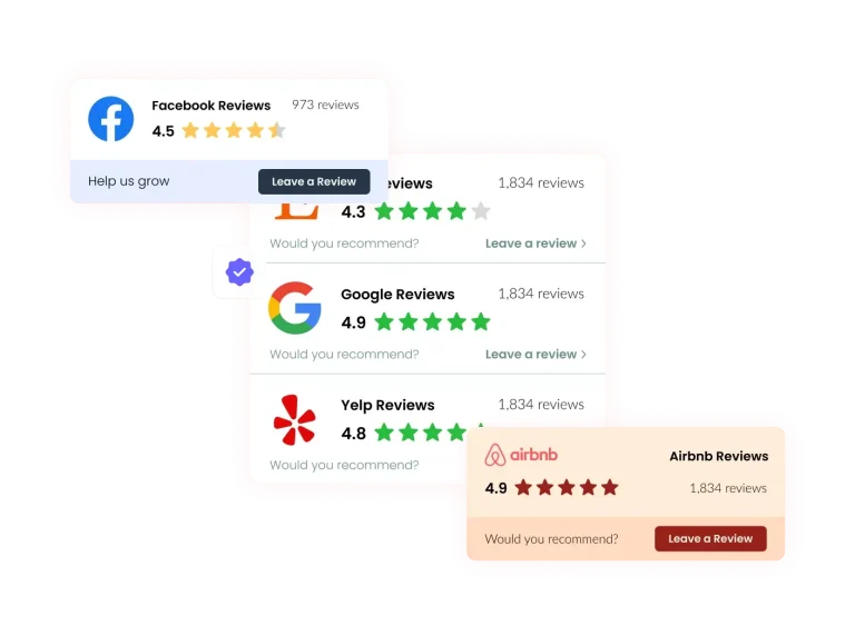 Reviews Badge preview