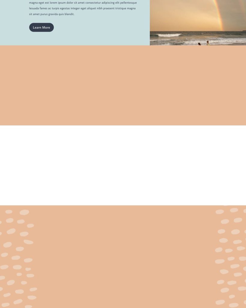 The Rise template, shown on its live demo